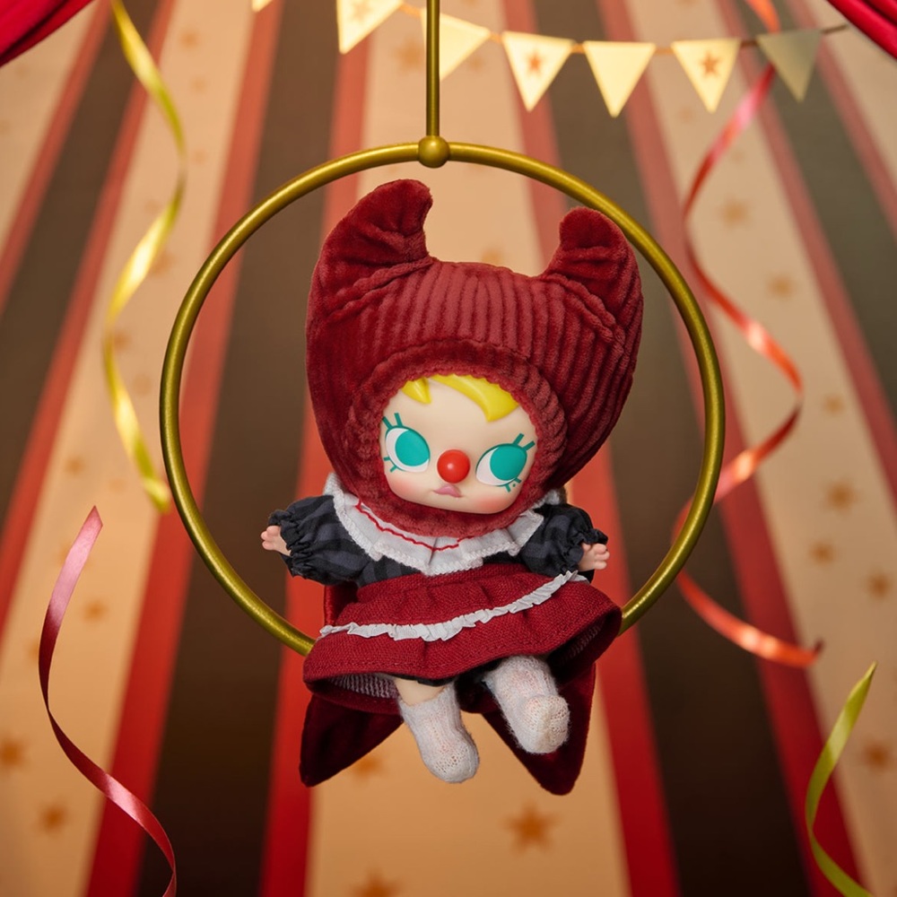 Why So Serious Molly CRIMSON DANCER Vinyl Plush Pendant AUTHENTIC Pop Mart NIB!!